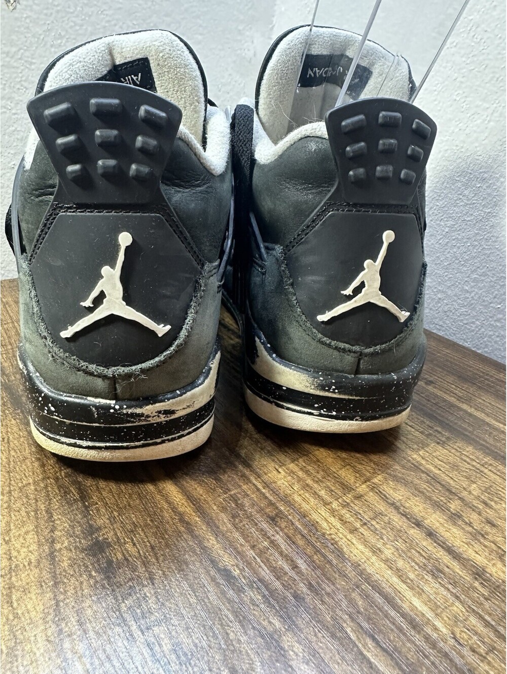 Nike Air Jordan 4 Retro Gray Sneakers Youth Size US 7Y EU 40 FQ8213-002 - Picture 5 of 8
